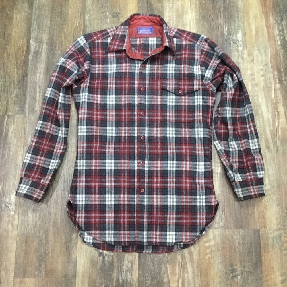 𝅺PENDLETON Country Traditionals 100% Virgin Wool Plaid Shirt